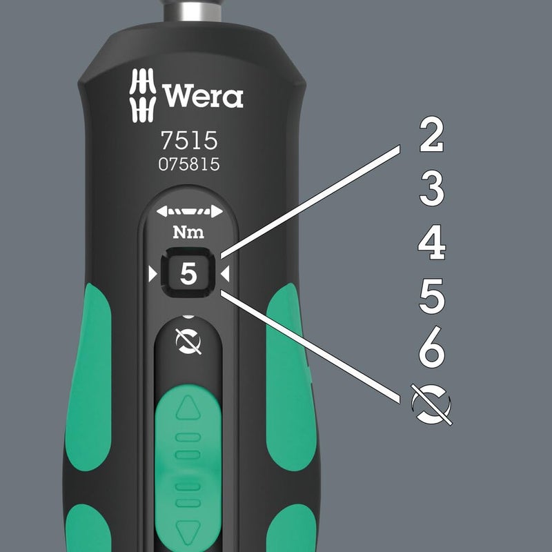 Wera 7515 KRAFTFORM SCREWDRIVER,2-6 NM,1/4"X2.0 - Image 3