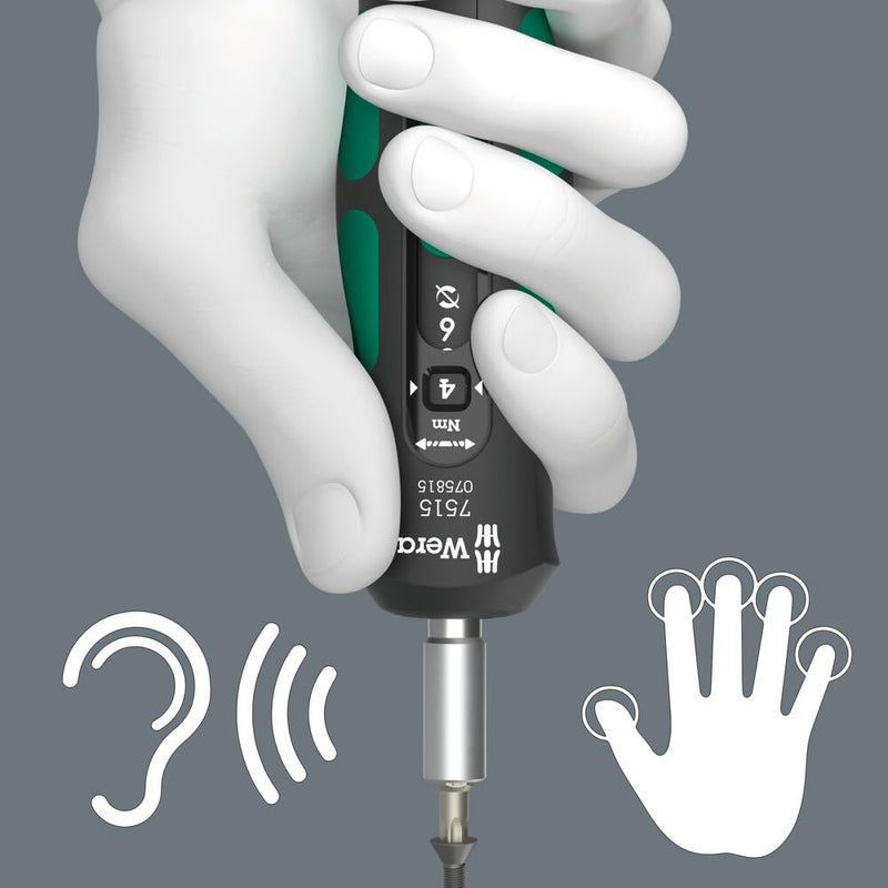 Wera 7515 KRAFTFORM SCREWDRIVER,2-6 NM,1/4"X2.0 - Image 5