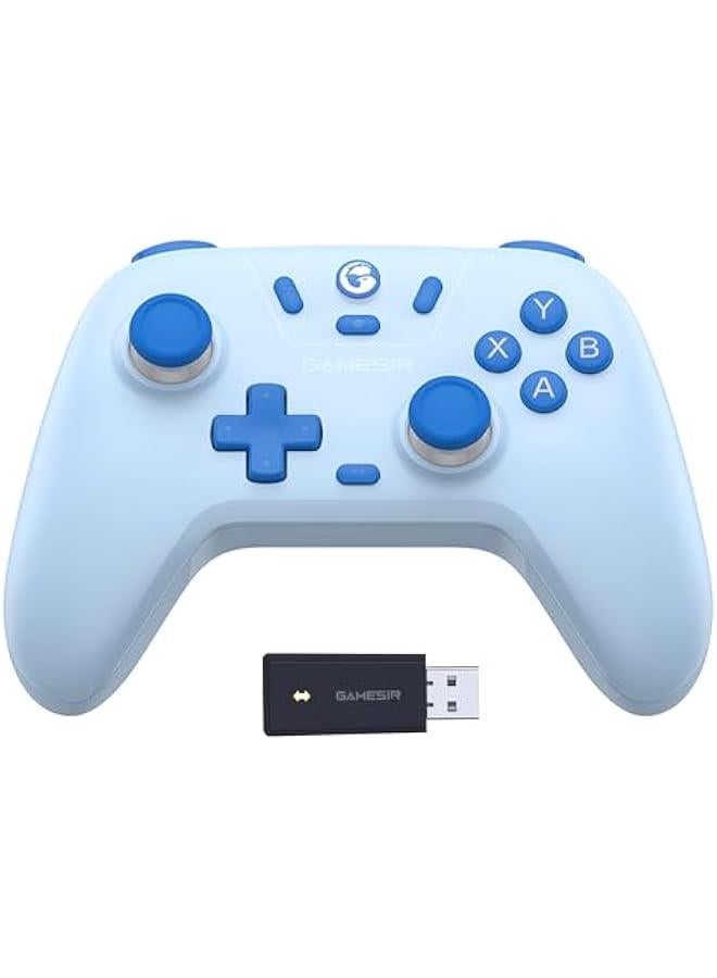 Nova Lite 2.4g Wireless Controller for Windows PC, iPhone, Android, Switch  Steam Deck, Bluetooth Controller Gamepad with Hall Effect Trigger,Turbo,Rumble Vibration (Blue) - Image 1