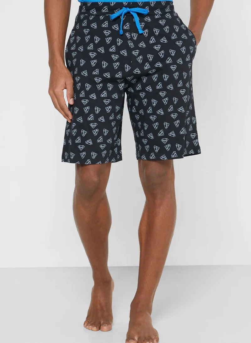 Seventy Five Superman Pyjama Shorts Set