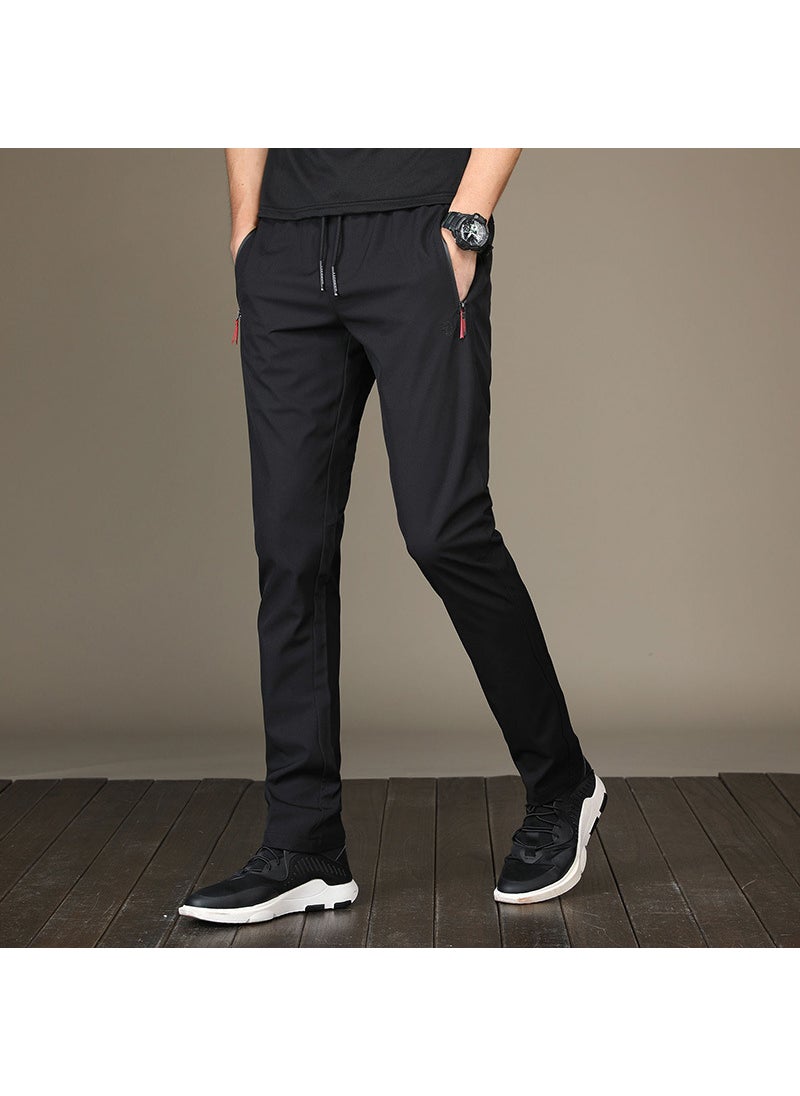 Generic - 2024 New Spring versatile casual pants men's loose straight quick-drying pants sports Korean slim fit trendy trousers - Image 1
