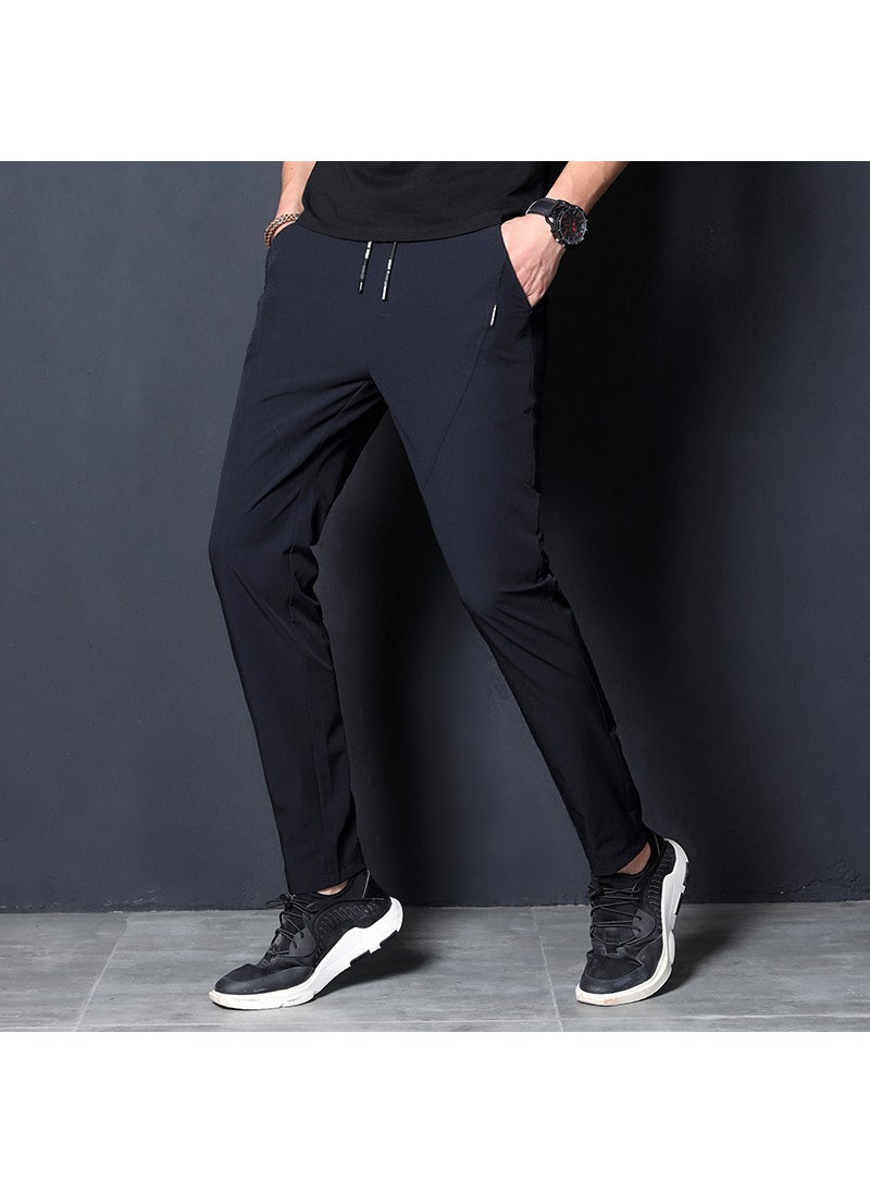 Generic - 2024 New Spring versatile casual pants men's loose straight quick-drying pants sports Korean slim fit trendy trousers - Image 1