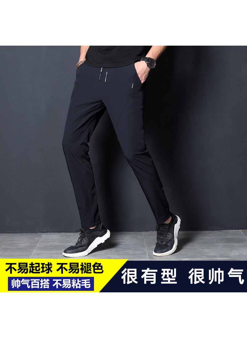 Generic - 2024 New Spring versatile casual pants men's loose straight quick-drying pants sports Korean slim fit trendy trousers - Image 1