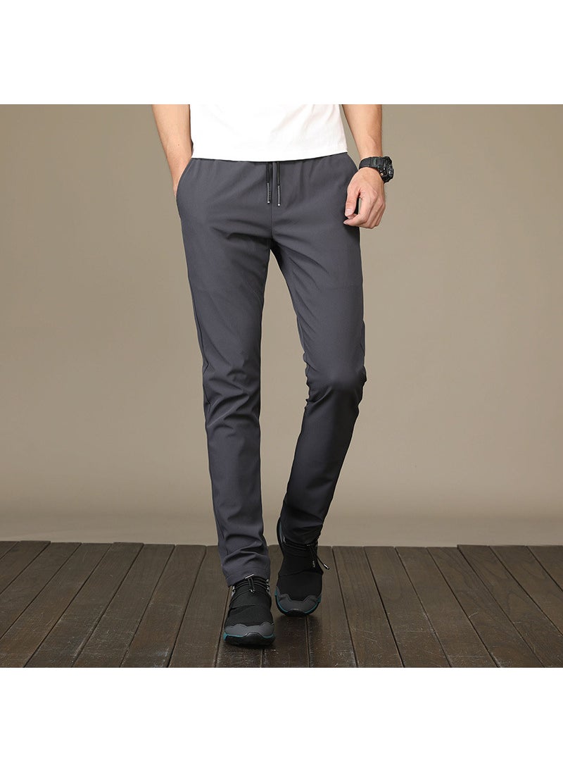 Generic - 2024 New Spring versatile casual pants men's loose straight quick-drying pants sports Korean slim fit trendy trousers - Image 1