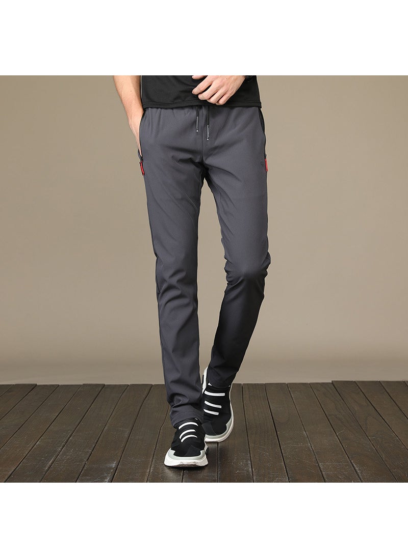 Generic - 2024 New Spring versatile casual pants men's loose straight quick-drying pants sports Korean slim fit trendy trousers - Image 1