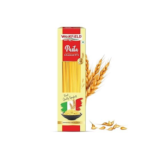 Weikfield Spaghetti Pasta 400g Pouch | Healthy Pasta Made With 100% Durum Wheat Semolina | No Maida | Rich in Protein & Fibre | Non-Sticky | 100% Vegetarian - Image 1
