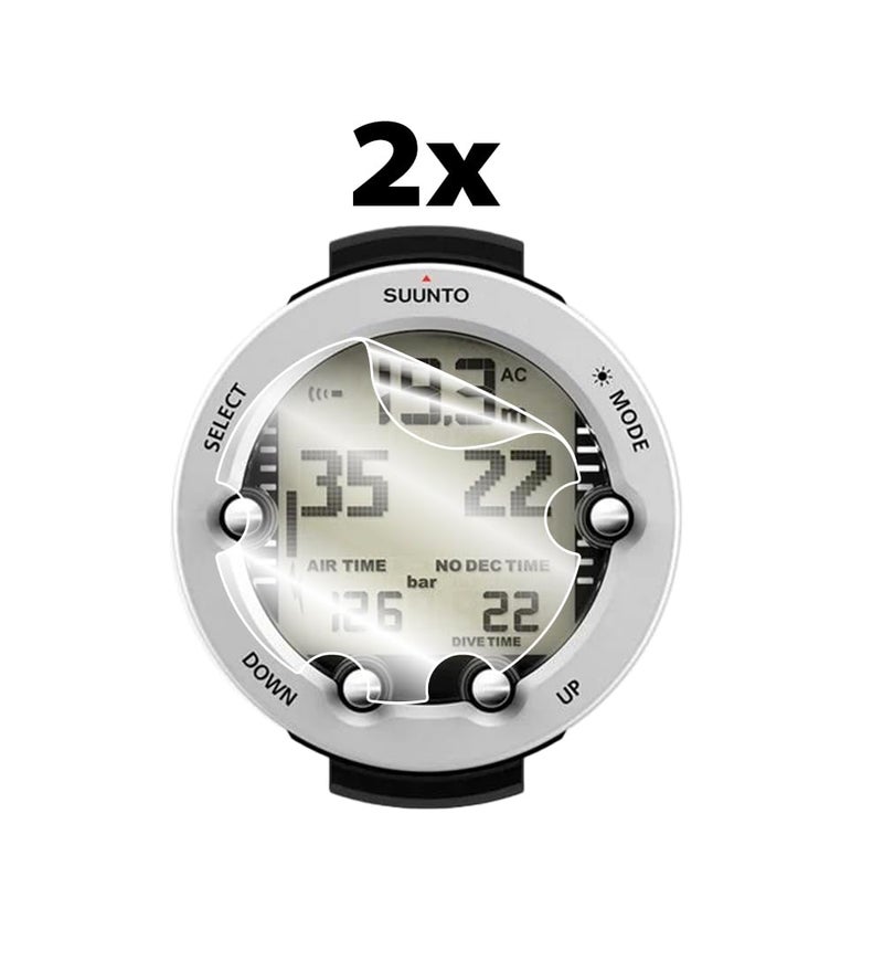 IPG IPG for SUUNTO Vyper Novo Wrist Scuba Diving Computer Screen Protector 2 Units Invisible Ultra HD Clear Film Anti Scratch GuardSmoothSelfHealingBubble Free for Vyper - Image 2