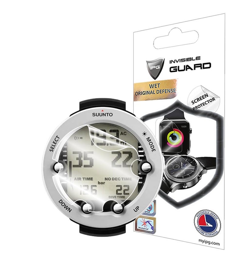IPG IPG for SUUNTO Vyper Novo Wrist Scuba Diving Computer Screen Protector 2 Units Invisible Ultra HD Clear Film Anti Scratch GuardSmoothSelfHealingBubble Free for Vyper - Image 1