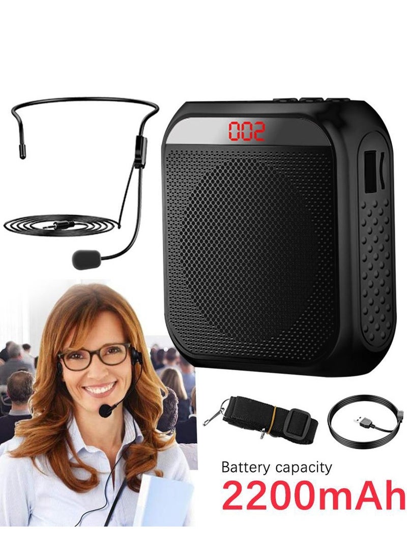 KASTWAVE Portable Rechargeable Voice Amplifier with Wired Microphone Headset - Image 2