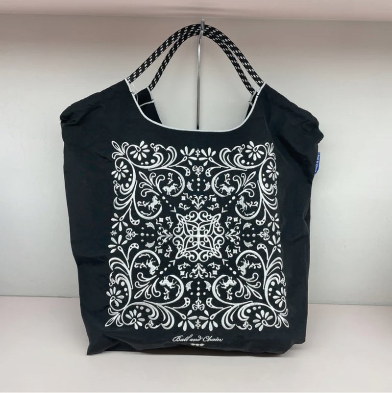 New Japanese-Style Summer Vacation Embroidered Shopping Bag, Fashionable Eco-Friendly Casual Tote Travel Shoulder Bag Trendy - Image 1