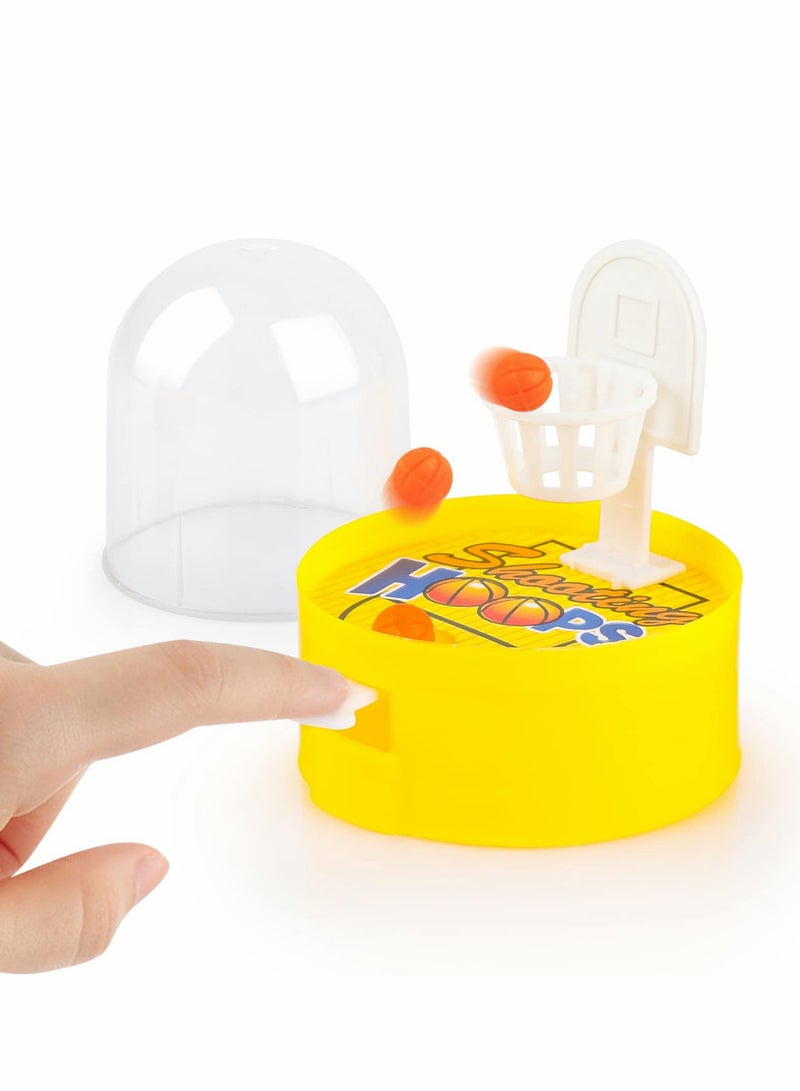 Excefore 28PCS Mini Basketball Shooting Games - Basketball Party Supplies Favors Basketball Finger DesktopTable Game/Handheld Basketball Game - Image 1