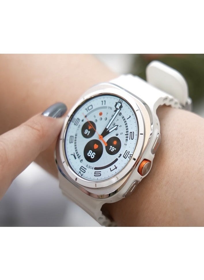 WISME - WS-X1 Ultra Smartwatch for Ladies and Gents || Includes 3 Pair Straps (Black. Pink, and Blue) & Charging Cable – Stylish, Multifunctional Fitness Tracker with Heart Rate Monitor, Sleep Monitoring, and Activity Tracking || Compatible with iOS & Android  silver - Image 1