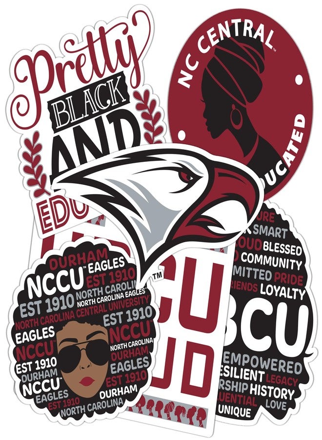 Desert Cactus North Carolina Central University Sticker NCCU Eagles Sticker Vinyl Decals Laptop Water Bottle Car Scrapbook (T2 HBCU-C) - Image 2