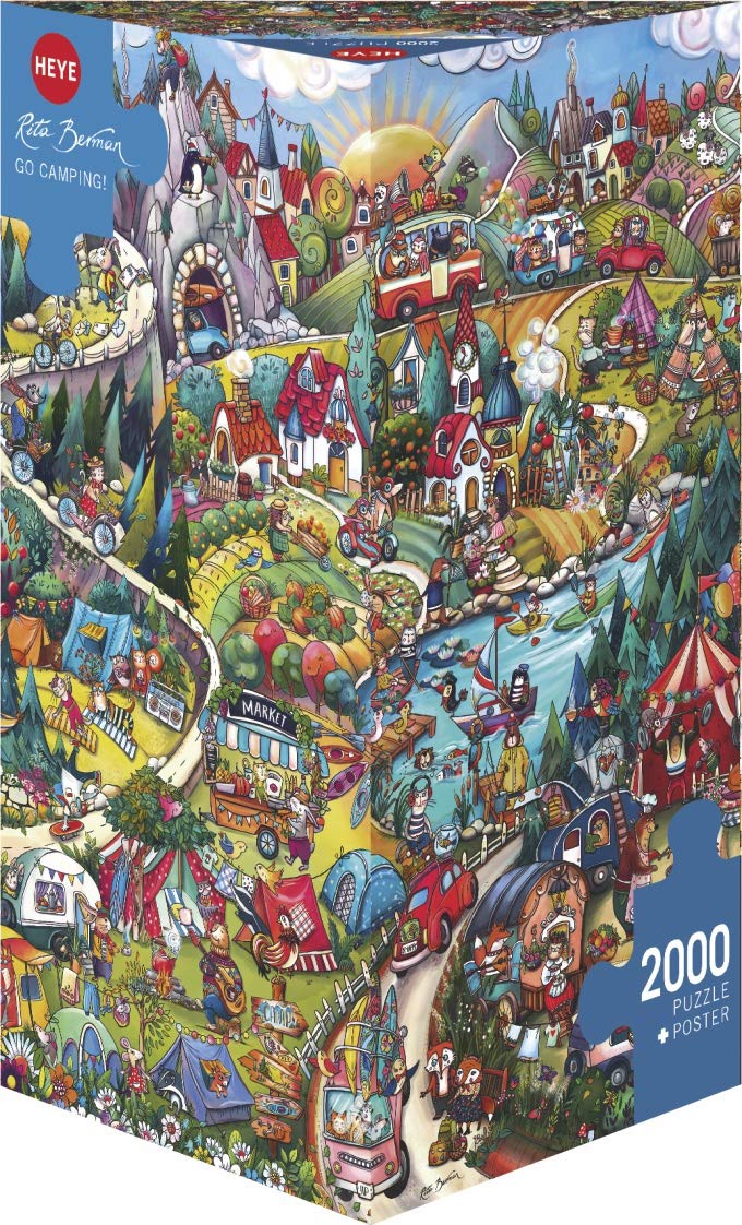 Heye Go Camping 2000 Piece Jigsaw Puzzle - Image 3