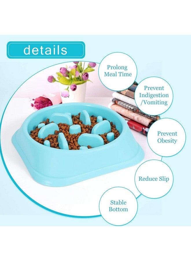 وعاء طعام للكلاب بطيء الأكل، وعاء متين غير سام يمنع الاختناق، تصميم صحي للقطط والكلاب - Image 2