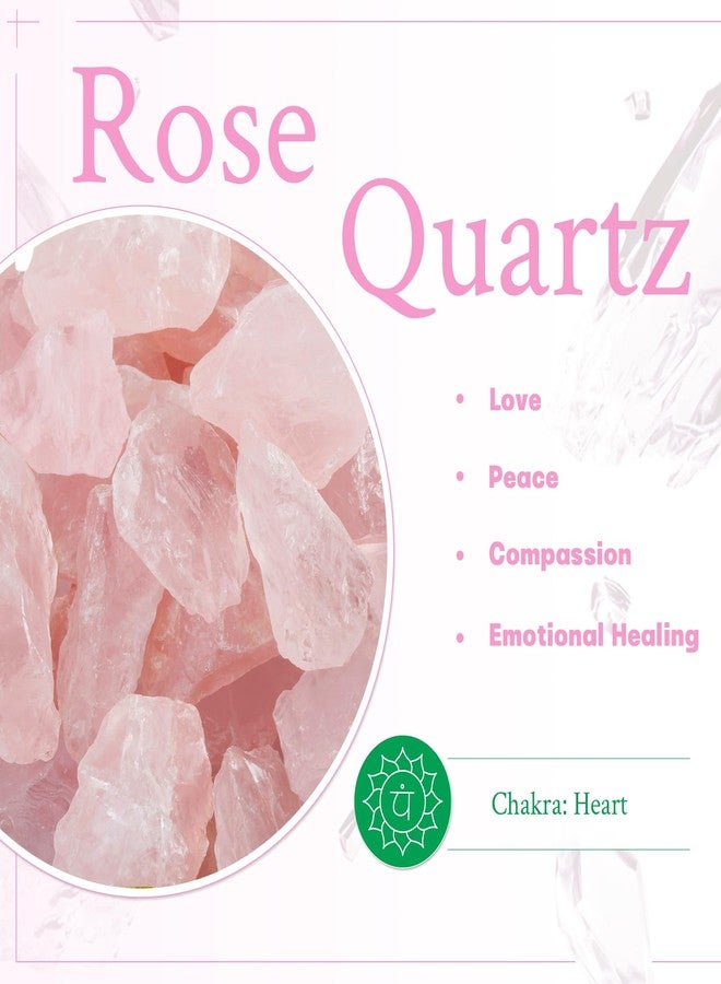 mookaitedecor Natural Rose Quartz Raw Crystal Table Card Holder, Wedding Table Name Card Holders Clips Picture Memo Note Photo Stand, Heart Shape - Image 2