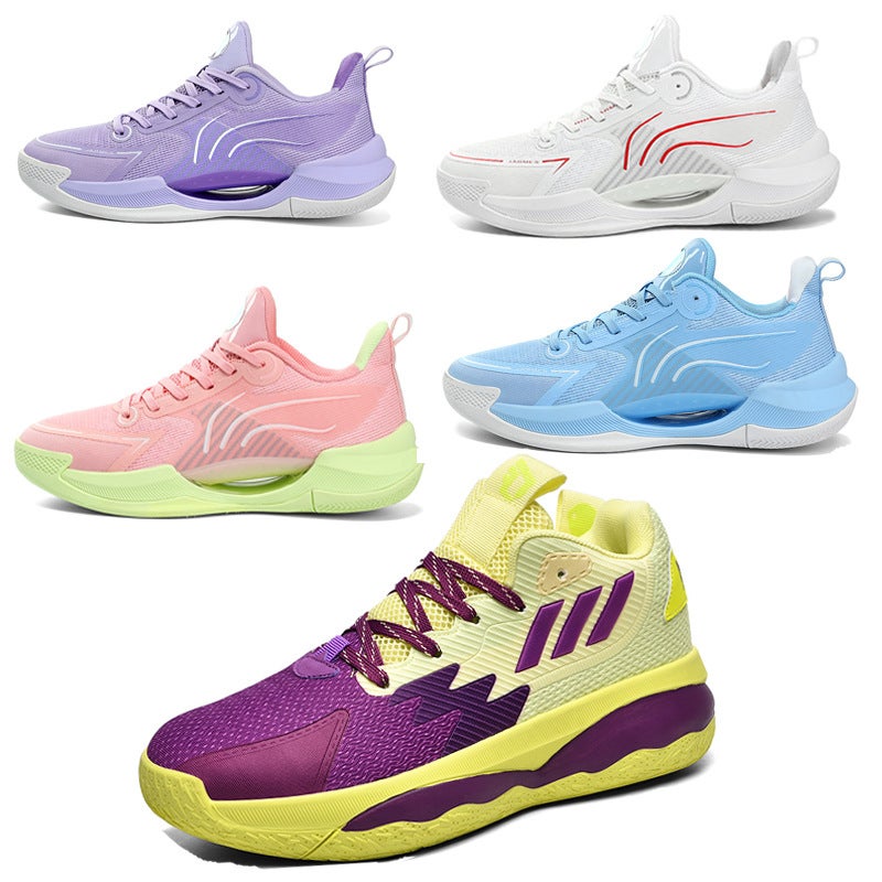 Basketball Shoes Putian Lilad 8 Summer Cement Kaxing Children'S Practical Wear-Resistant Sneakers Student Friction Sound Shoes - Image 2