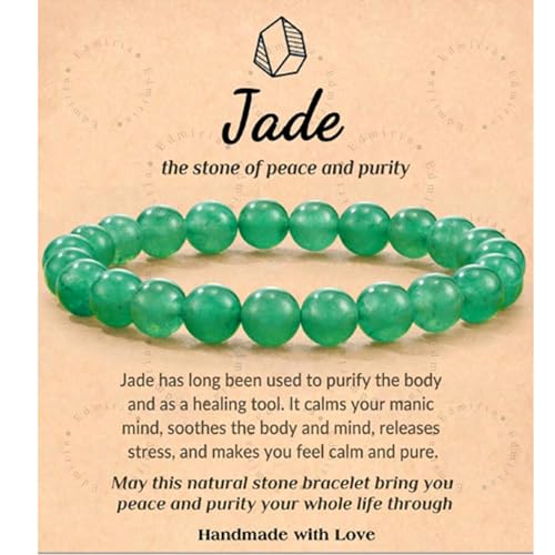 EDMIRIA 7 Day Bracelets | Day wise Healing Meditation Crystal 8mm Gemstones Bracelet for Men & Women (7 day Bracelets) - Image 5