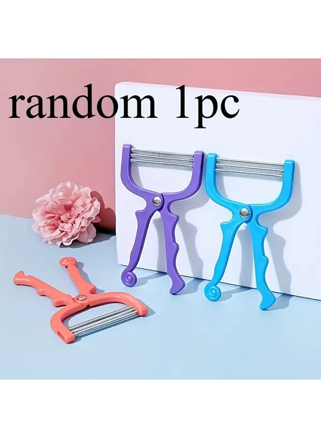 Spring Twisting Hair Remover Tool For Women Facial Hair 1pc Random Color - Image 1