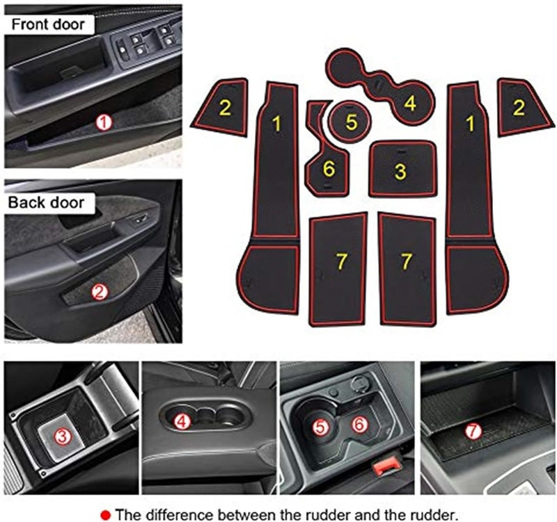 Wivplex Non-Slip Rubber Mats for Golf 8 MK8 - Image 2