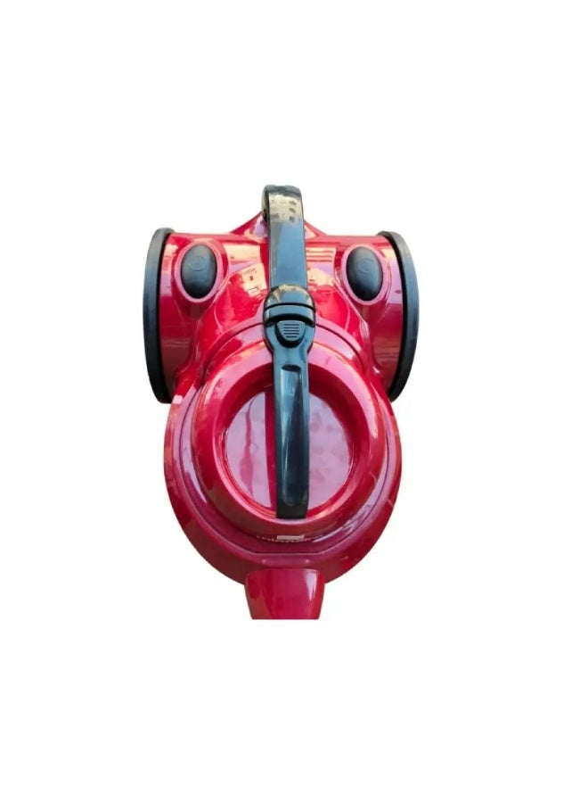 يونيون إير مكنسة كهربائية بدون كيس 2200وات من يونيون اير UVC-2200C-R، احمر في اسود - Image 4