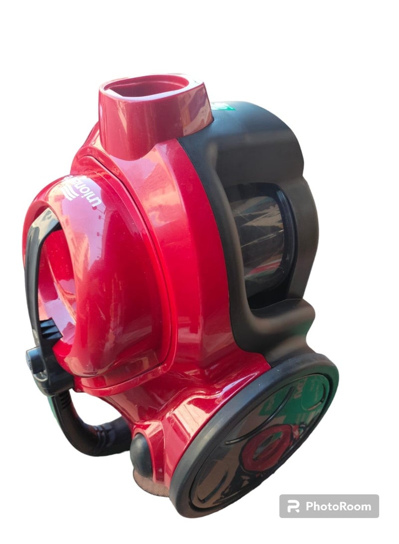 يونيون إير مكنسة كهربائية بدون كيس 2200وات من يونيون اير UVC-2200C-R، احمر في اسود - Image 5