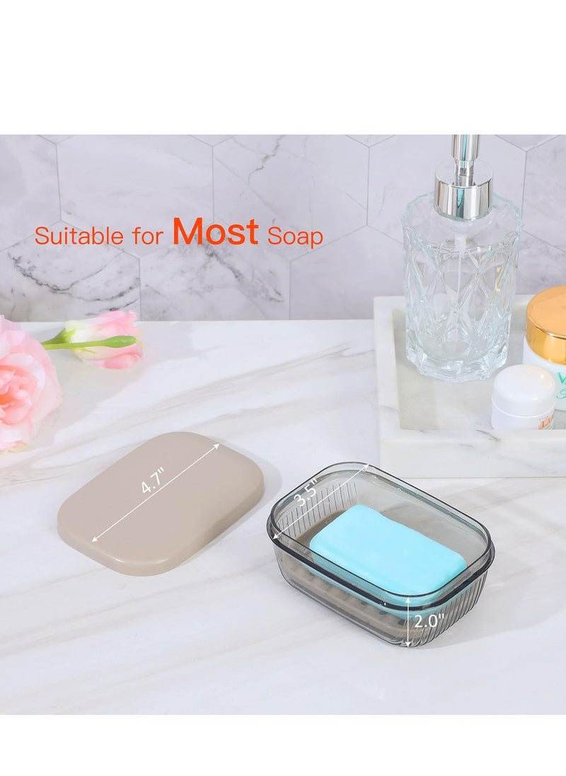 Oasisgalore - Soap Holder, Leakproof Travel Soap Case,  Portable Soap Container with Lid for Shower, Gym, and Travel. - Image 1