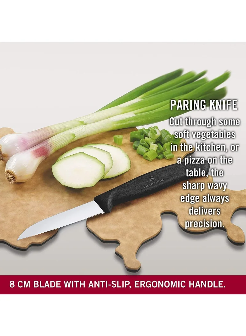 Victorinox 3-Piece Swiss Classic Paring Knife Set - Black