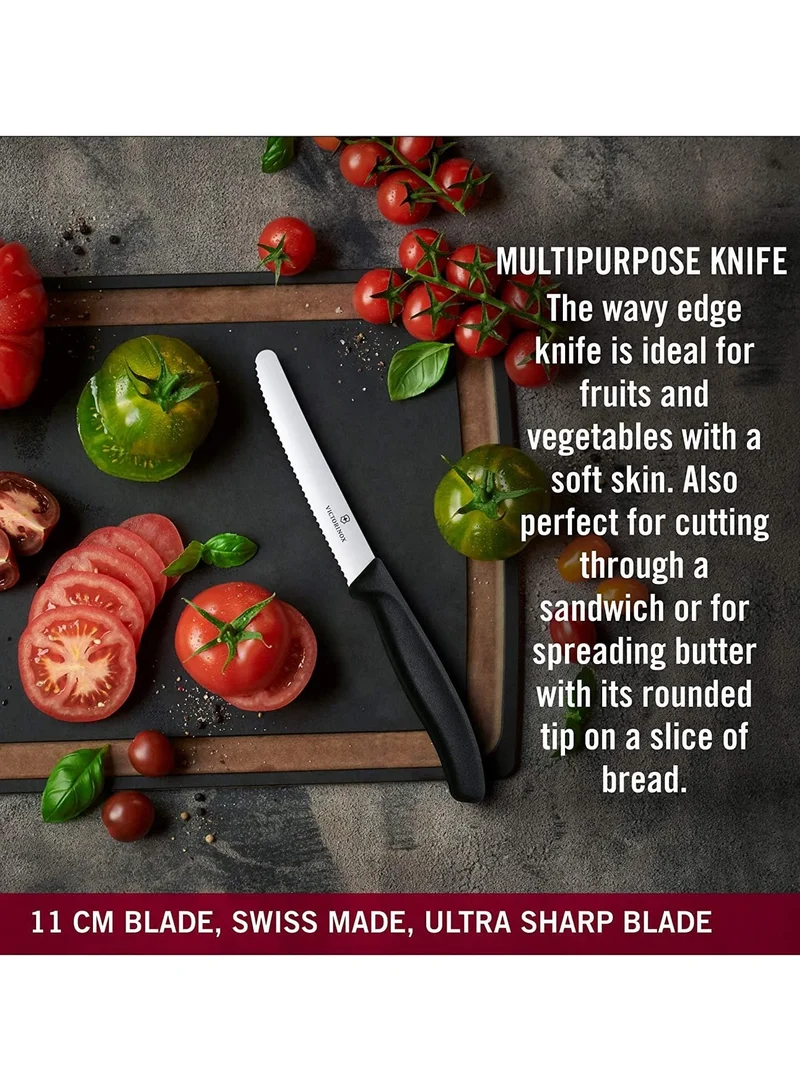 Victorinox 3-Piece Swiss Classic Paring Knife Set - Black