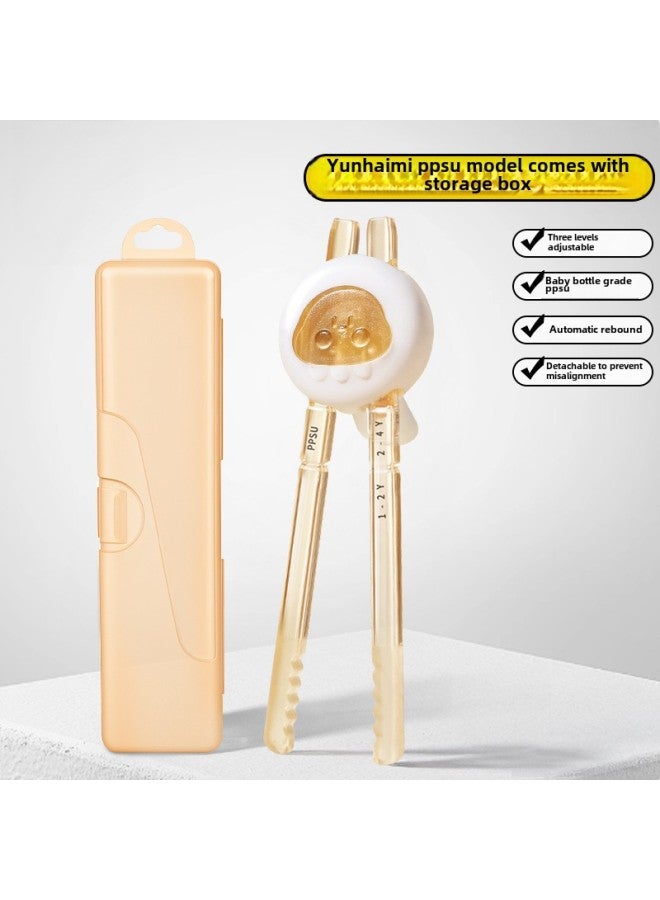 Children's Chopsticks Ppsu Tiger Mouth Training Chopsticks 1-6 Years Old Special Learning Chopsticks Independent Eating Eating Artifact Price-Color:Octopus Ppsu Training Chopsticks—yunhai Rice + Storage Box