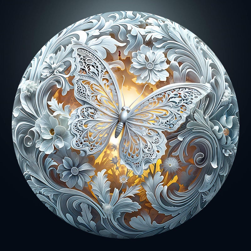 Masseruon 1000 Piece Puzzle for Adults 266 266in Butterfly Puzzle for Adults 1000 Pieces Flat Puzzles with 3D Visual Effect When Completed Puzzles Gift for Women Men - Image 3
