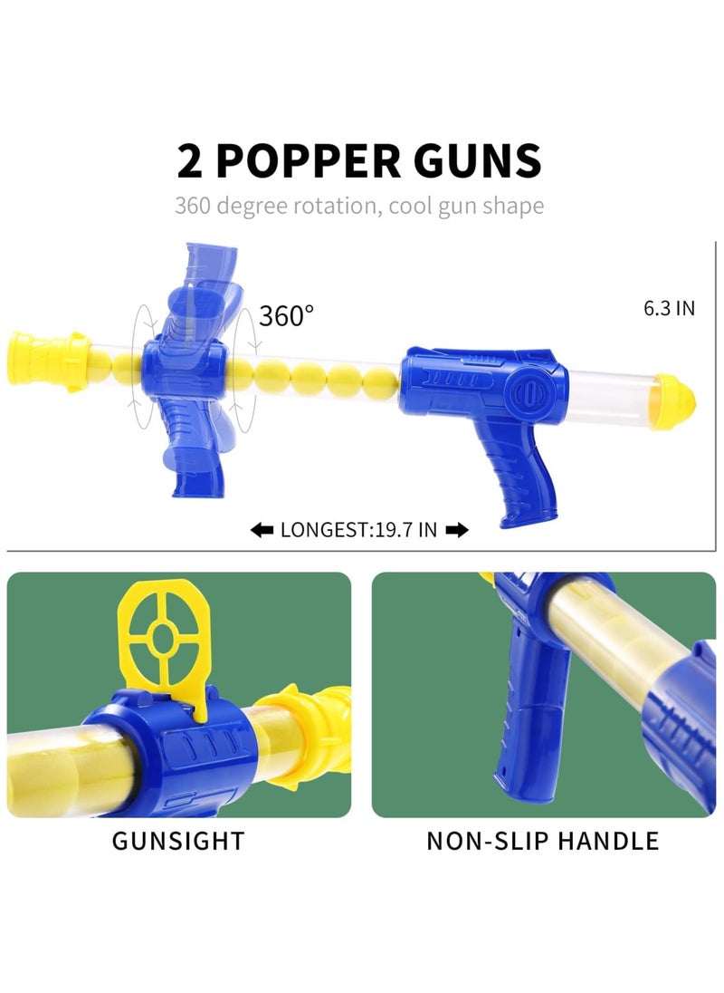 Cutie Cute Target Shooter Battle Toy with LCD Score Record and 2 Air Pump Guns and 24 Soft Foam Ball Bullets and 2 Goggles, Interactive Electronic Games Toys Gift for Boys and Girls  - Image 3