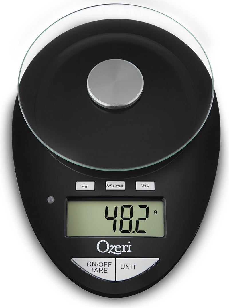 Ozeri Pro II Digital Kitchen Scale with Removable Glass Platform and Countdown Kitchen Timer (1 g to 12 lbs Capacity) - Image 2