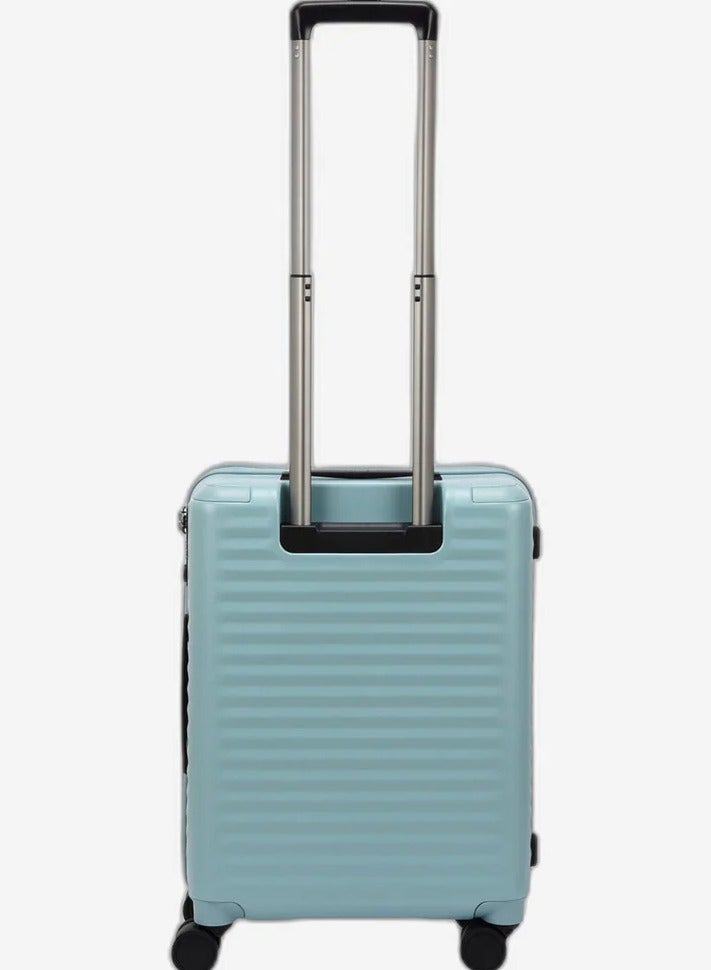 Echolac Celestra 55 Cm Hardcase Non-Expandable 4 Double Wheel Cabin Luggage Trolley - Slate Blue - Image 4
