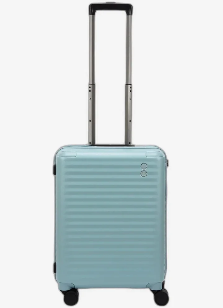 إيكولاك حقيبة ترولي كابينة سيليسترا  سم صلبة غير قابلة للتوسيع بعجلات مزدوجة أزرق داكن