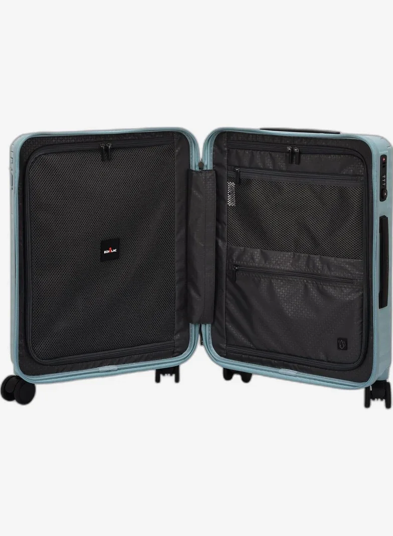 Echolac  Celestra 55 Cm Hardcase Non-Expandable 4 Double Wheel Cabin Luggage Trolley - Slate Blue  | Best Price UAE