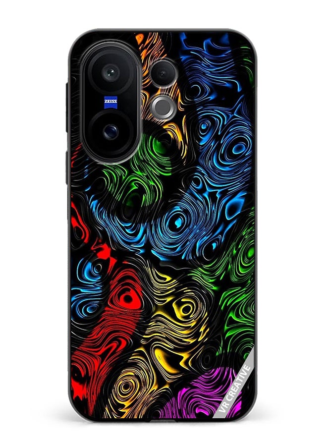 Protective Case Cover For Vivo X200 FE  Design Multicolour