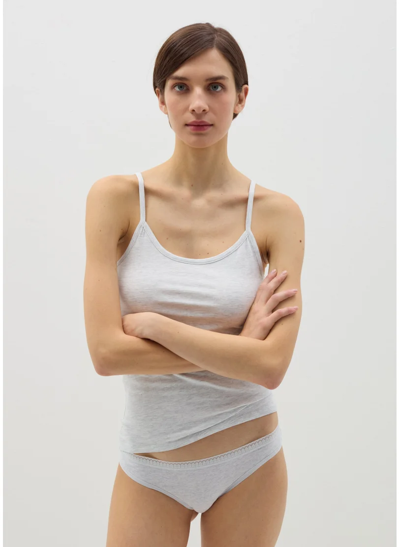او في اس Two-Pack Stretch Cotton Vests