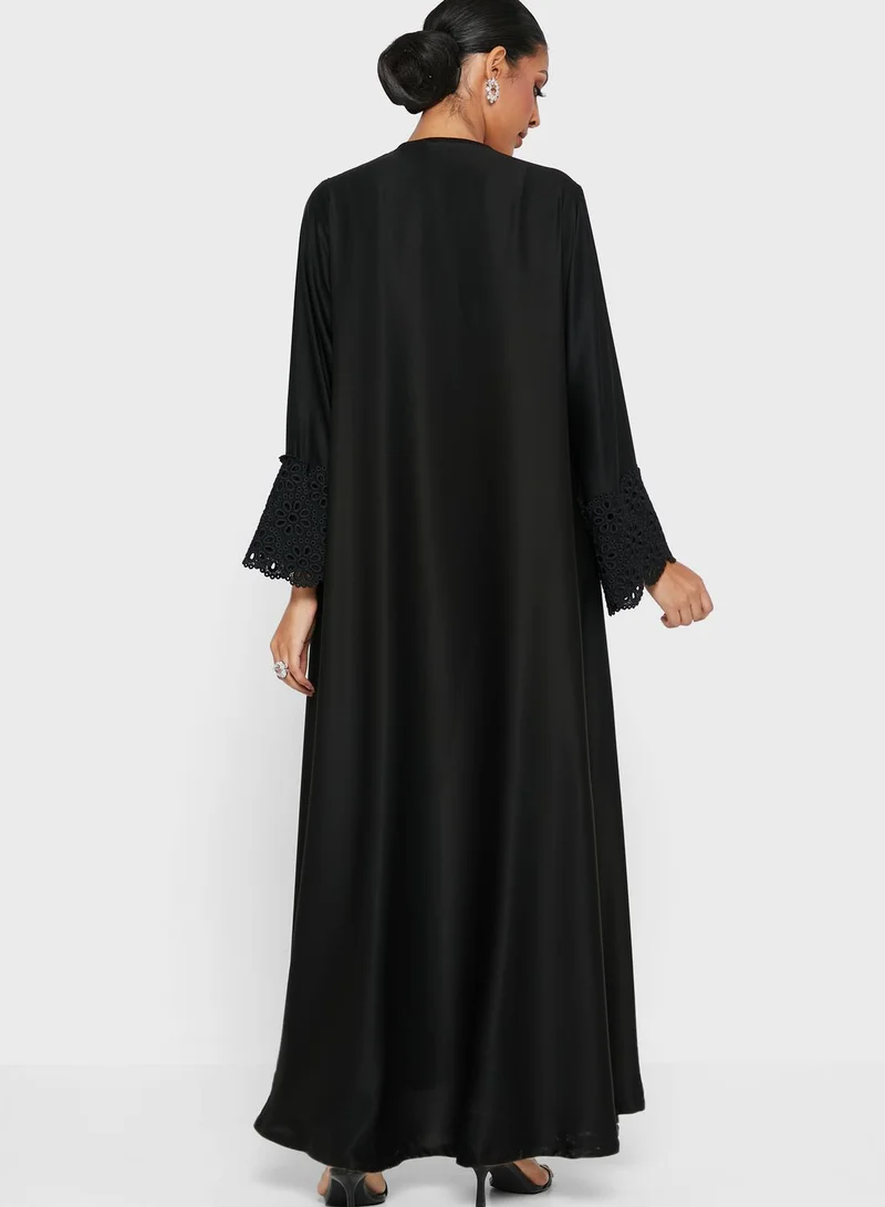 Seventy Five Sheer Knitted Abaya