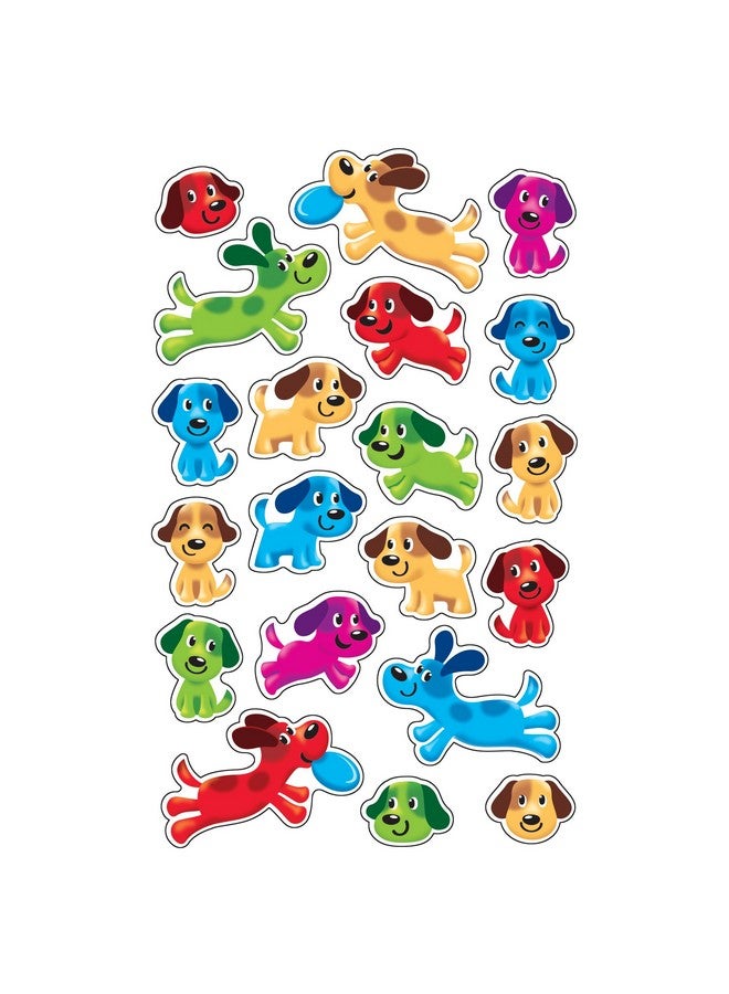 Trend Enterprises Inc. Puppy Pals Supershapes Stickerslarge 160 Ct - Image 3