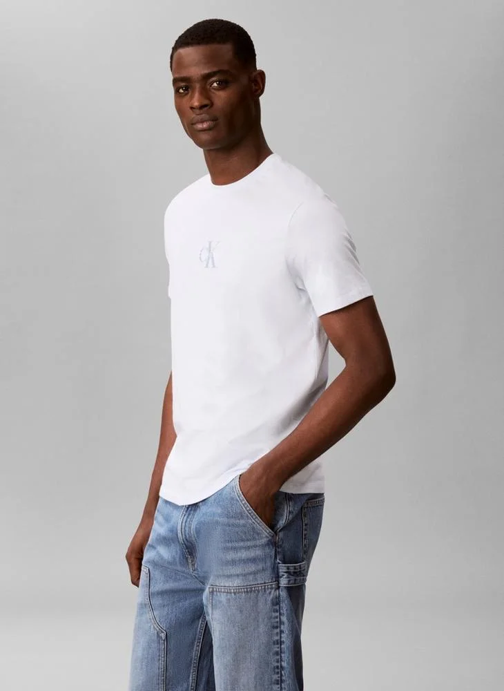 Calvin Klein Jeans  Monologo Crew Neck T-Shirt for Men | Best Price UAE