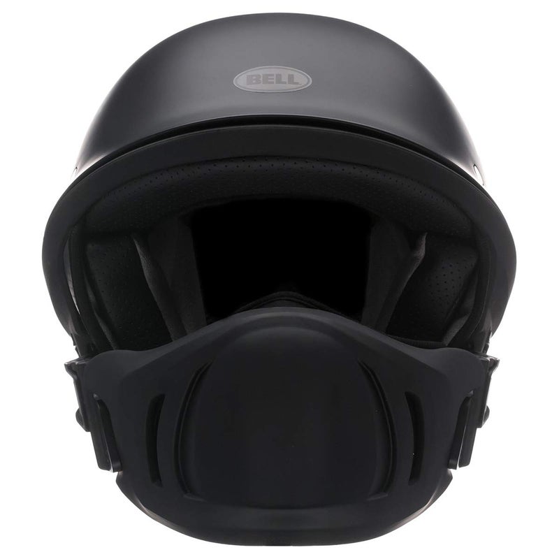 Bell Rogue Half-Size Motorcycle Helmet (Solid Matte Black, Medium) - Image 2