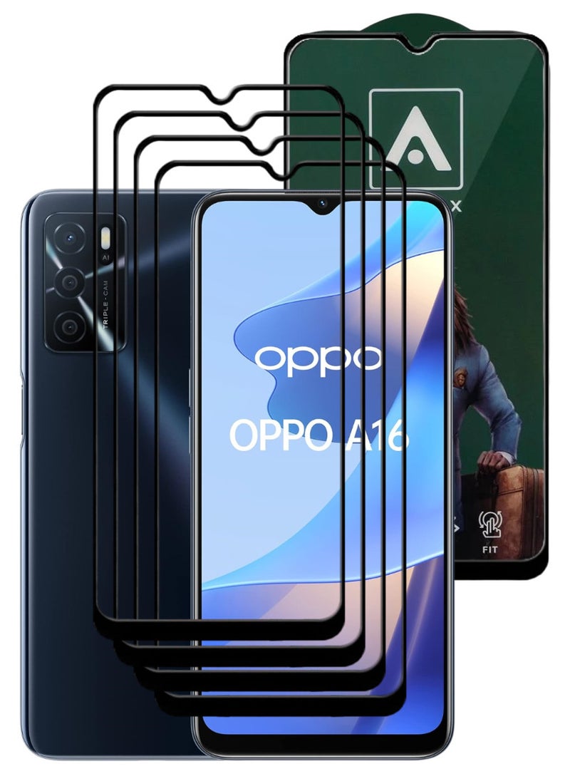 أكاليكس 4 قطع، حماية شاشة،  لهاتف اوبوA16، جودة ممتازة. - Image 1