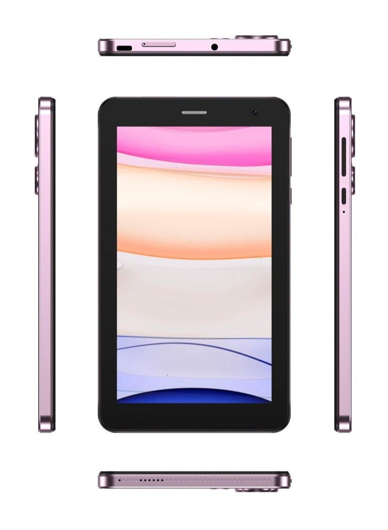 موديو كمبيوتر لوحي M795 بشاشة عالية الدقة مقاس 7 بوصات وذاكرة وصول عشوائي (RAM) سعة 6 جيجابايت وسعة تخزين 256 جيجابايت ويدعم تقنية 5G - الإصدار العالمي باللون الوردي - Image 4