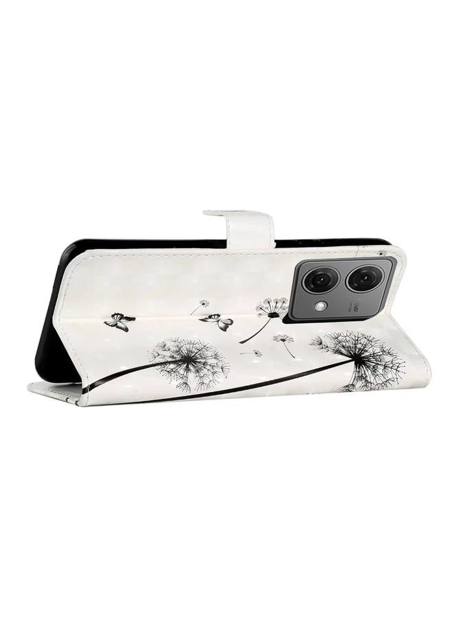 اس-توب جراب لهاتف Motorola Moto G84 5G، جراب جلدي منقوش برسومات ثلاثية الأبعاد - Image 5