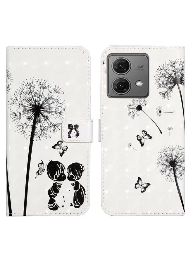 اس-توب جراب لهاتف Motorola Moto G84 5G، جراب جلدي منقوش برسومات ثلاثية الأبعاد - Image 1