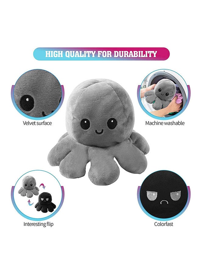 xozgdovg Reversible Octopus Toy 20x10cm  - Image 5