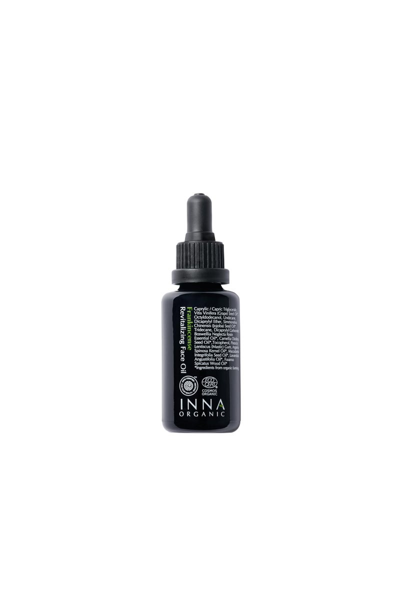 INNA ORGANIC Rejuvenating Face Oil, Anti-aging, Wrinkle Care & non-greasy, EWG & COSMOS Certified | Frankincense Essentil OIls Infused Skincaer | Luxury Clean Beauty - Image 1