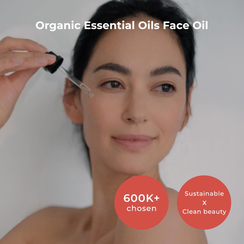 INNA ORGANIC Rejuvenating Face Oil, Anti-aging, Wrinkle Care & non-greasy, EWG & COSMOS Certified | Frankincense Essentil OIls Infused Skincaer | Luxury Clean Beauty - Image 2