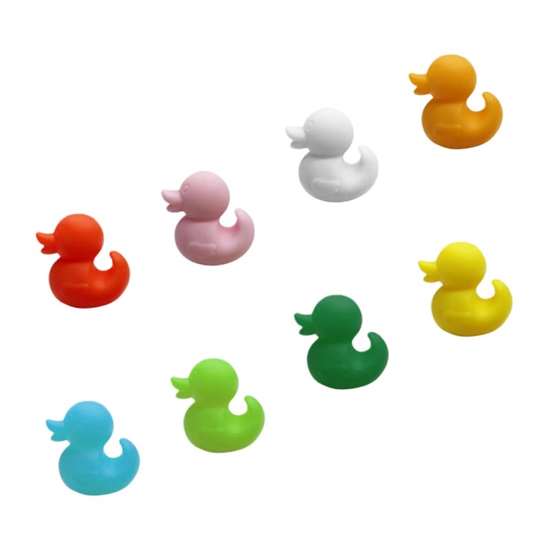 Cable Management Clips Cartoon Duck Shape 8 Pack Easy Cord Organizer - Image 2